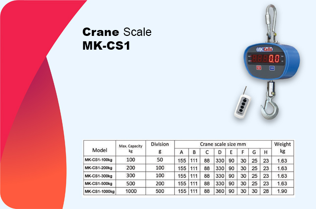 JUAL TIMBANGAN CRANE MK CS1